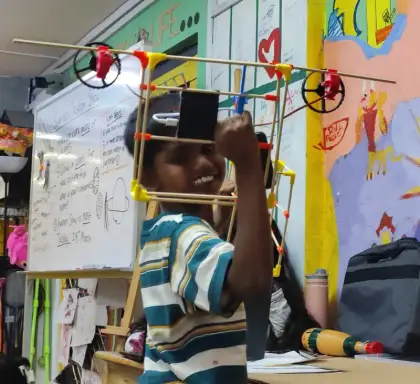 A clock-face frame