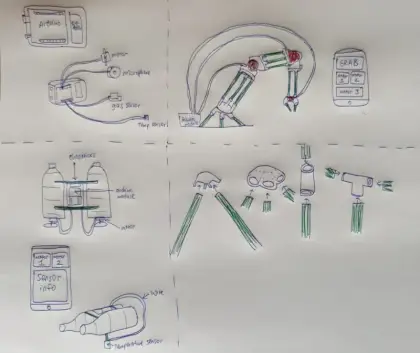 The first sketches